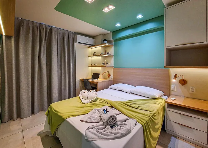 Flat Novinho 4 Pessoas 500M Praia Meireles Compact