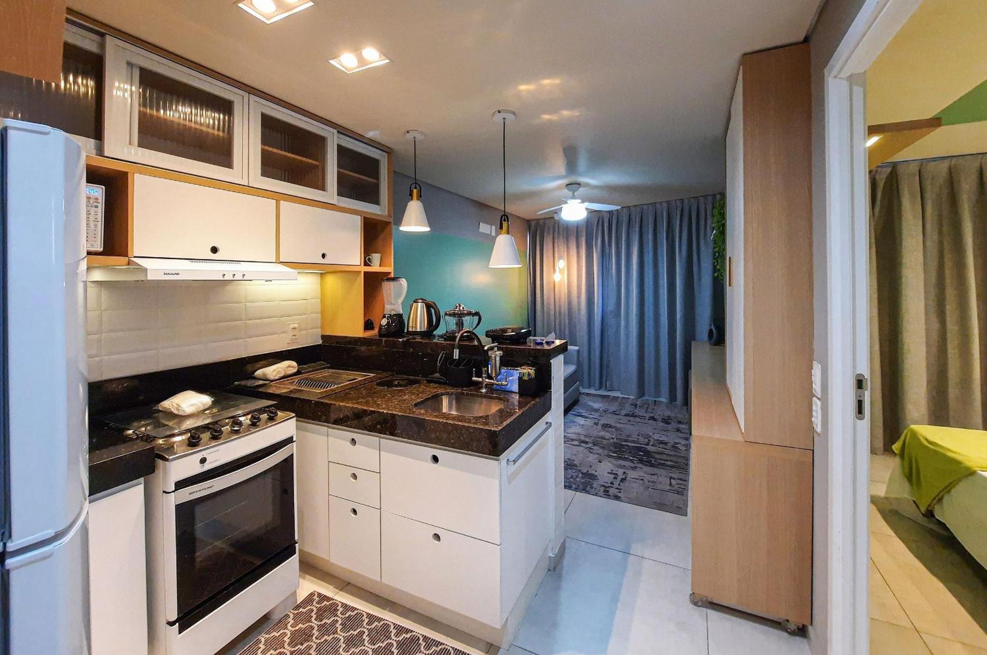 Flat Luxo 4 Pessoas 500m Meireles Compact Apartamento *